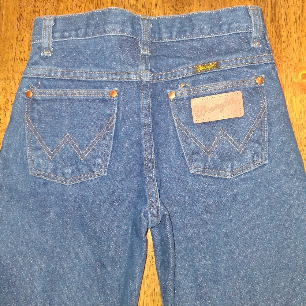 WRANGLER Boy's Western Blue Denim Jeans COWBOY RODEO 11 - Picture 6 of 6